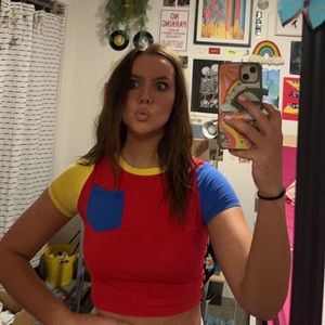 Primary colors crop top!
